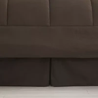 8 Piece Bed A Bag Greek Key Comforter Sheet Skirt Sham Set