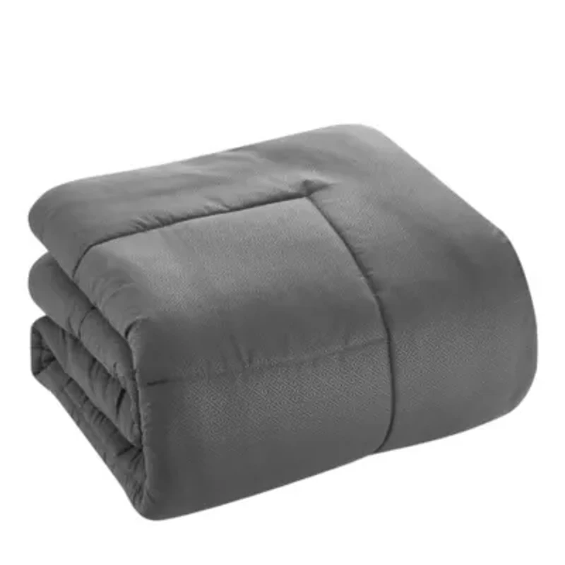 8 Piece Bed A Bag Greek Key Comforter Sheet Skirt Sham Set