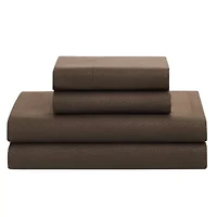 8 Piece Bed A Bag Greek Key Comforter Sheet Skirt Sham Set