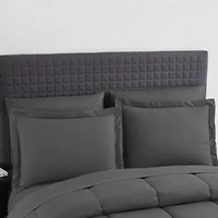 8 Piece Bed A Bag Checkered Comforter Sheet Skirt Sham Set