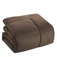 8 Piece Bed A Bag Checkered Comforter Sheet Skirt Sham Set