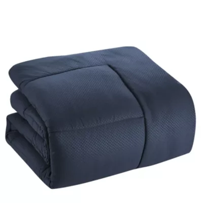 8 Piece Bed A Bag Checkered Comforter Sheet Skirt Sham Set