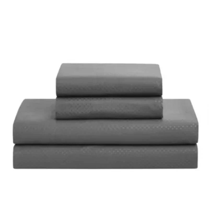 8 Piece Bed A Bag Checkered Comforter Sheet Skirt Sham Set