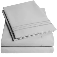 1800 Count Extra Deep 21" Pocket Microfiber Sheet Set