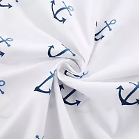 Ombre Ship Anchors Kids Microfiber Sheet Set