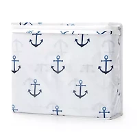Ombre Ship Anchors Kids Microfiber Sheet Set