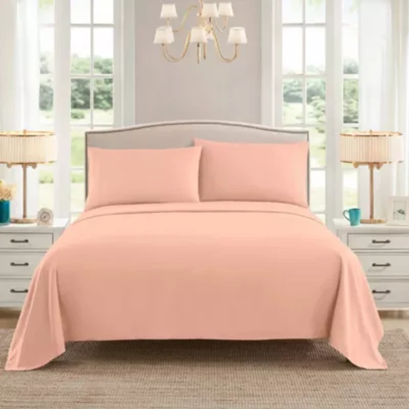 1800 Series 4 Piece Deep Pocket Bed Sheet Set