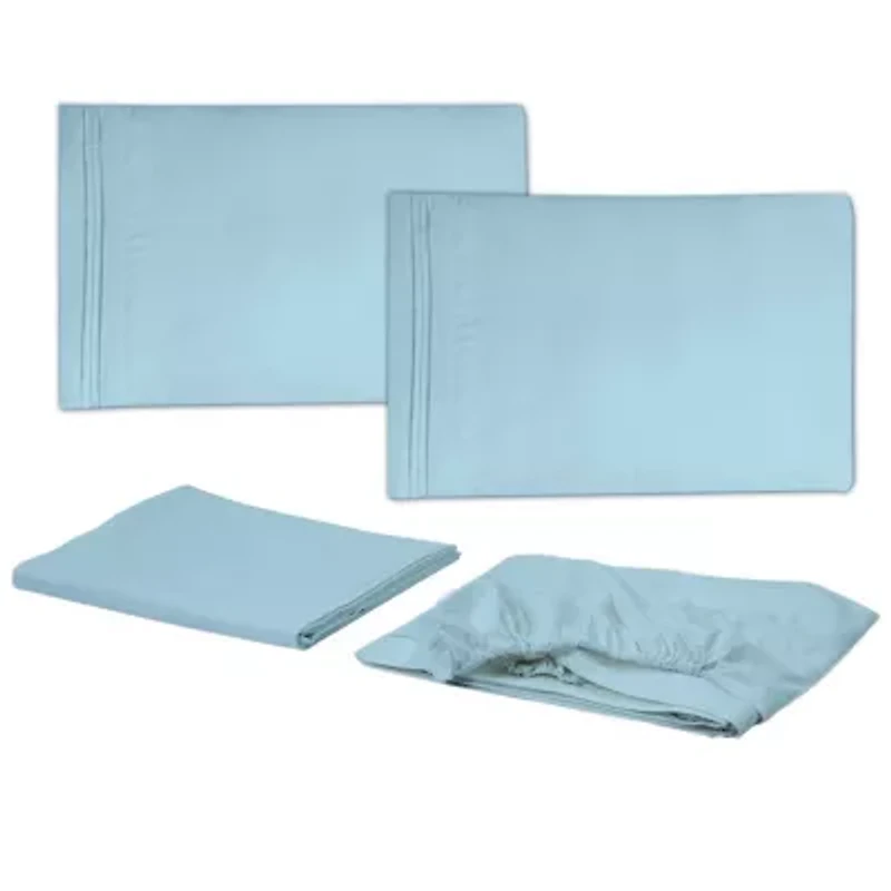 1800 Series 4 Piece Deep Pocket Bed Sheet Set
