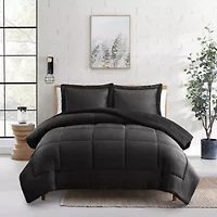 3 Piece Dante Fleece Sherpa Comforter Set