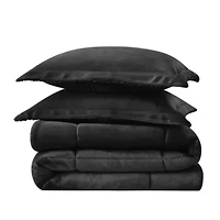 3 Piece Dante Fleece Sherpa Comforter Set