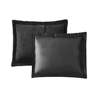 3 Piece Dante Fleece Sherpa Comforter Set