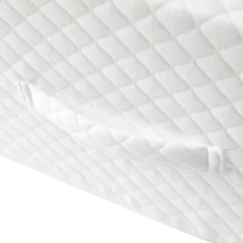 Memory Foam Bed Wedge Pillow with Pockets