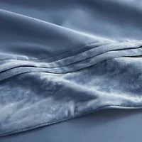 Sweet Home Collection Luna 7 Piece Crushed Velvet Comforter Set