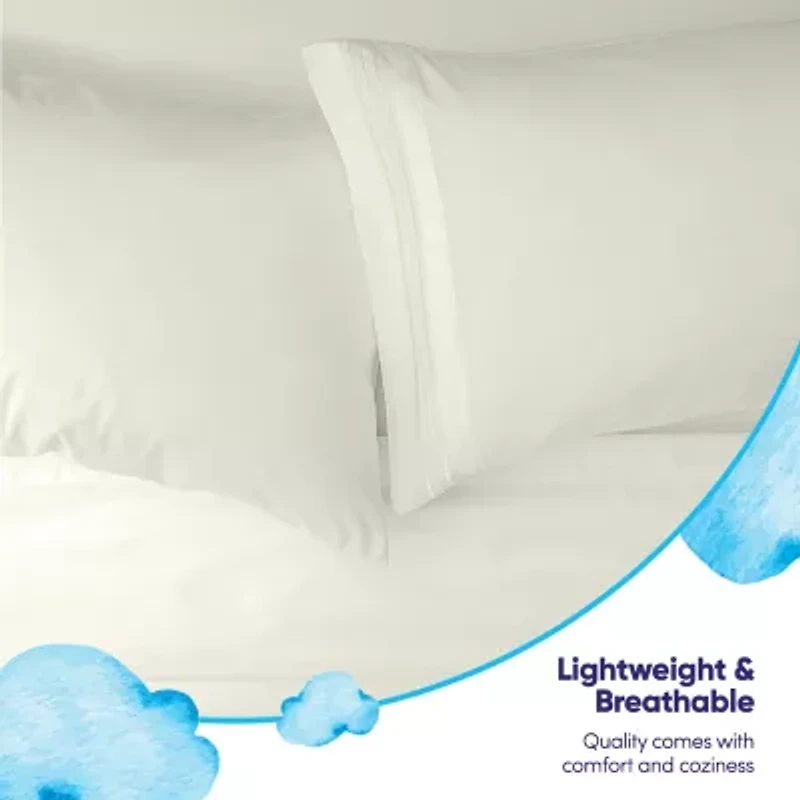 Kids Solid 4 Piece Sheet Set, Ultra Soft 1800 Series, Double Brushed Microfiber