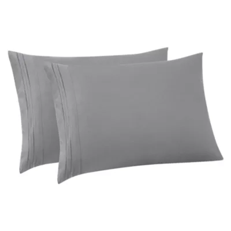 Luxury Embroidered Ultra Soft Microfiber Pillowcases 4-Pack