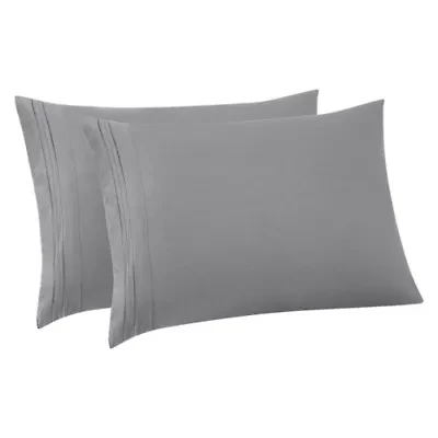 Luxury Embroidered Ultra Soft Microfiber Pillowcases 4-Pack