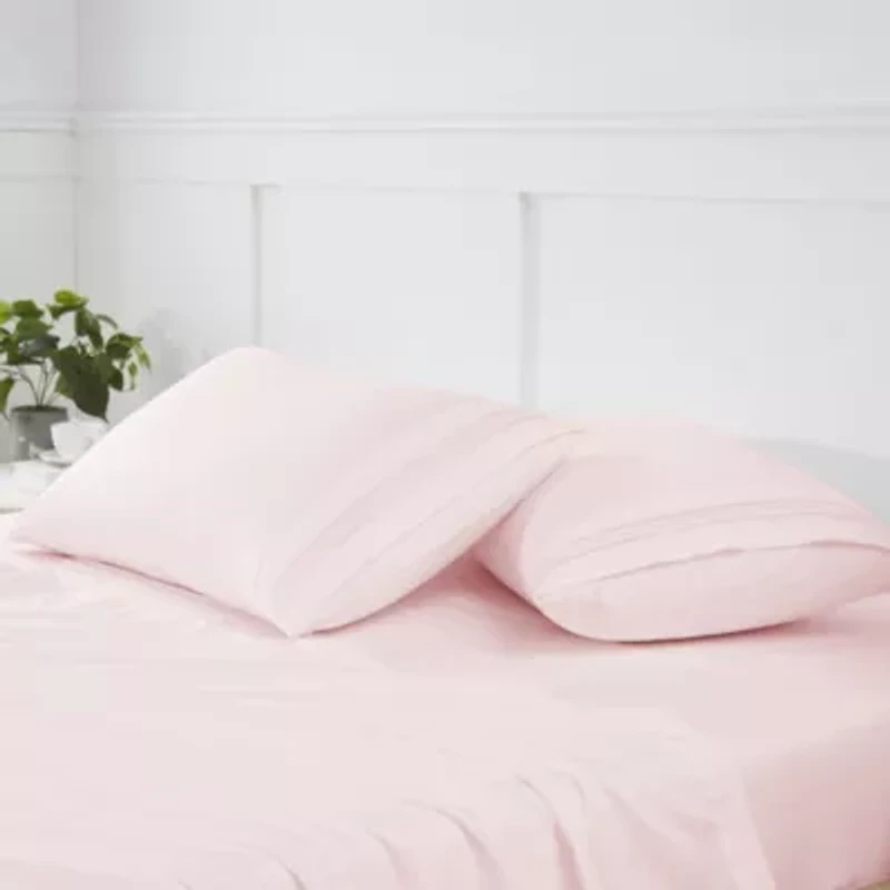 Luxury Embroidered Ultra Soft Microfiber Pillowcases 4-Pack