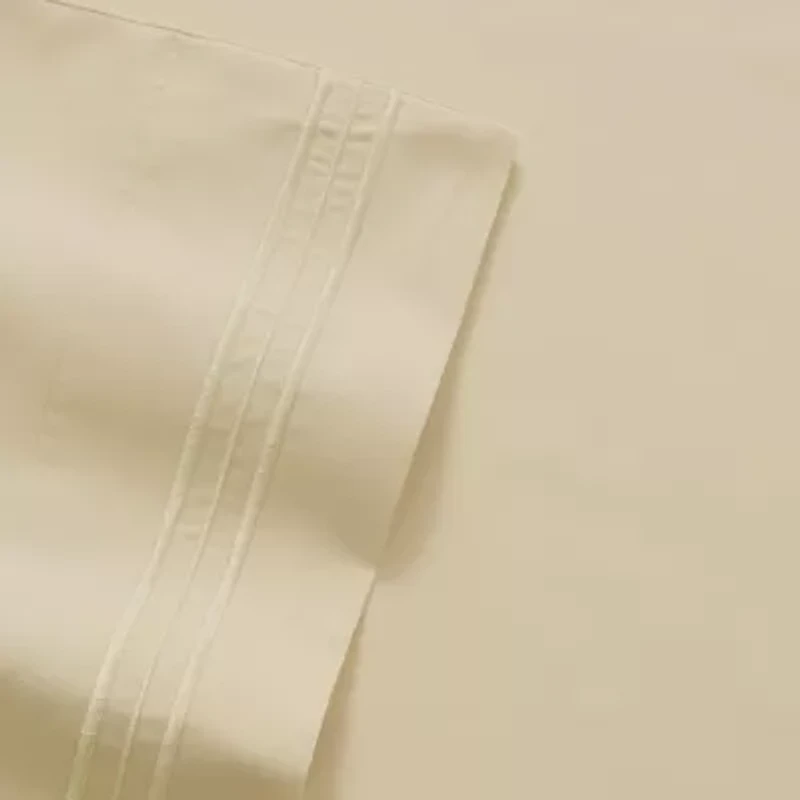 Luxury Embroidered Ultra Soft Microfiber Pillowcases 4-Pack