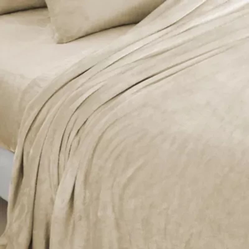 Ultra Soft Microplush Solid Fleece Sheet Set