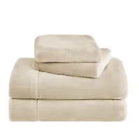 Ultra Soft Microplush Solid Fleece Sheet Set