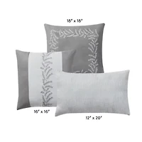 7 Piece Salerno Suede Elegant Bedding Set