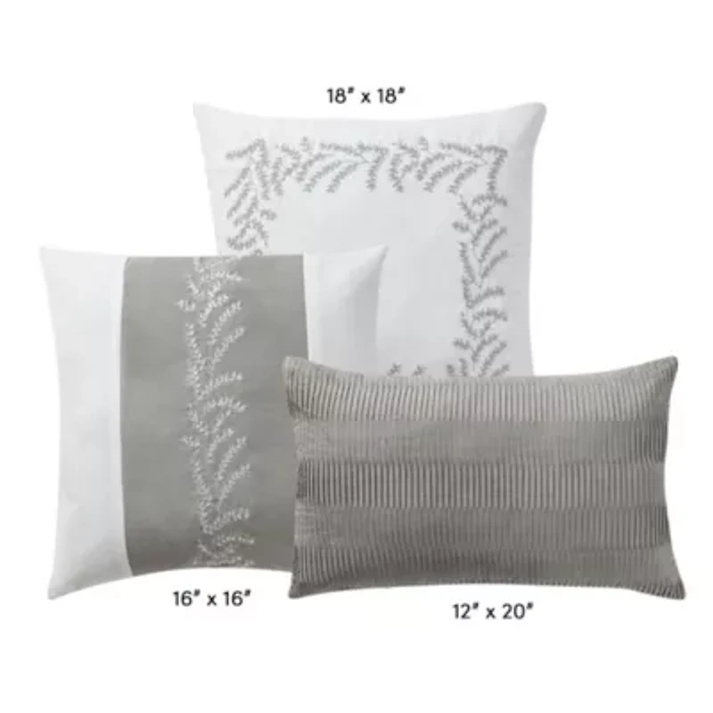 Sweet Home Collection 7 Piece Salerno Suede Elegant Bedding Set