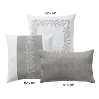 Sweet Home Collection 7 Piece Salerno Suede Elegant Bedding Set