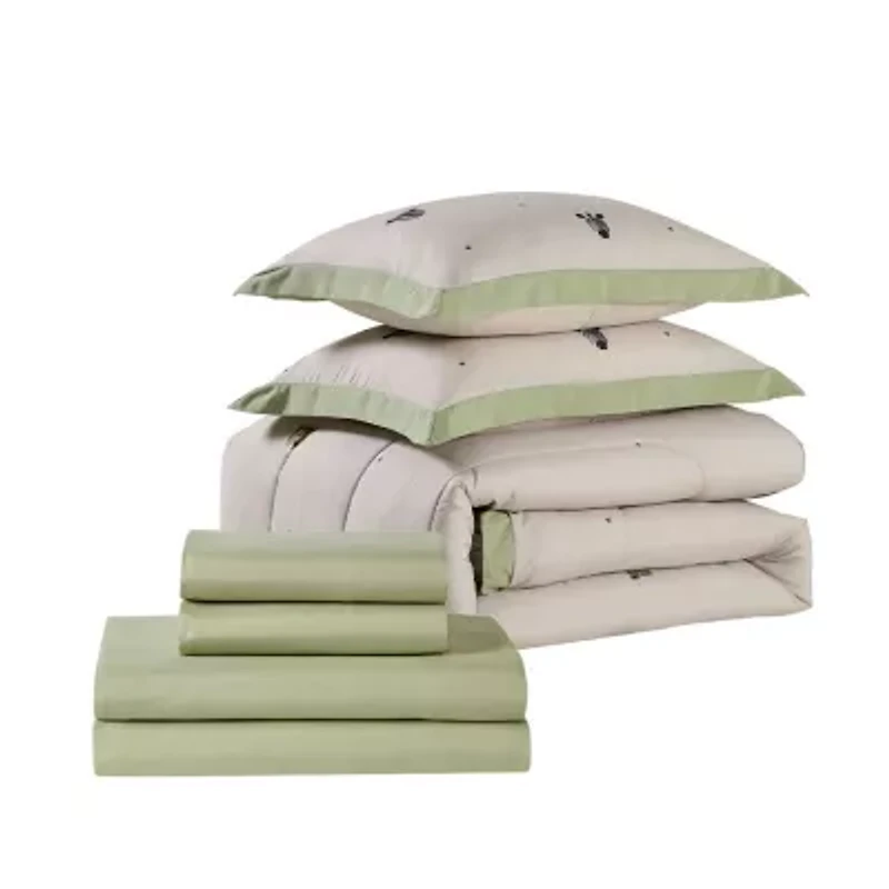 Savana Animals Printed Kids Bedding Set Includes Sheet