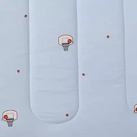 Kids Basketball Printed Bedding Set Includes Sheet