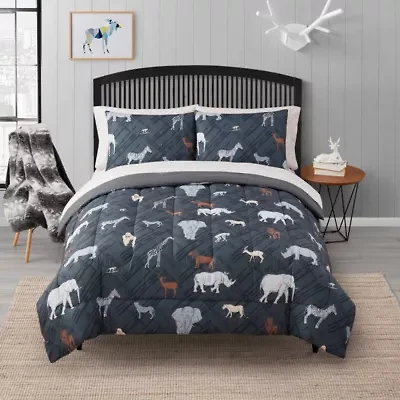 Safari Jungle Kids Printed Bedding Set Includes Sheet