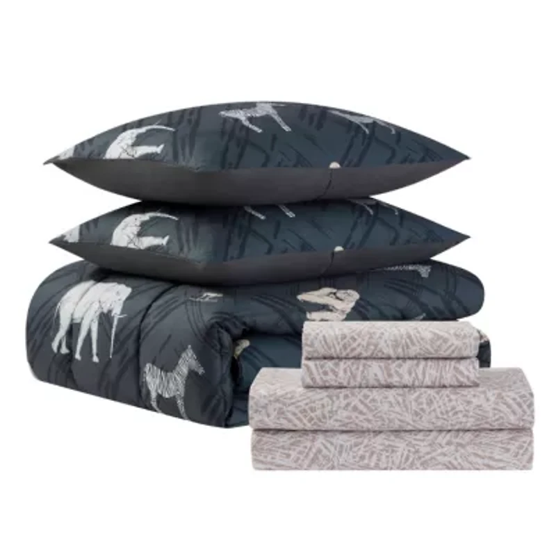 Safari Jungle Kids Printed Bedding Set Includes Sheet