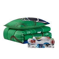 Kids Football Printed Bedding Set Includes Sheet