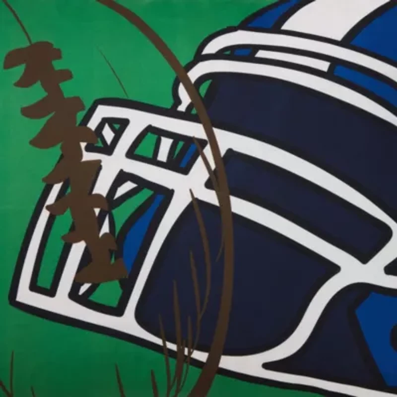 Kids Football Printed Bedding Set Includes Sheet