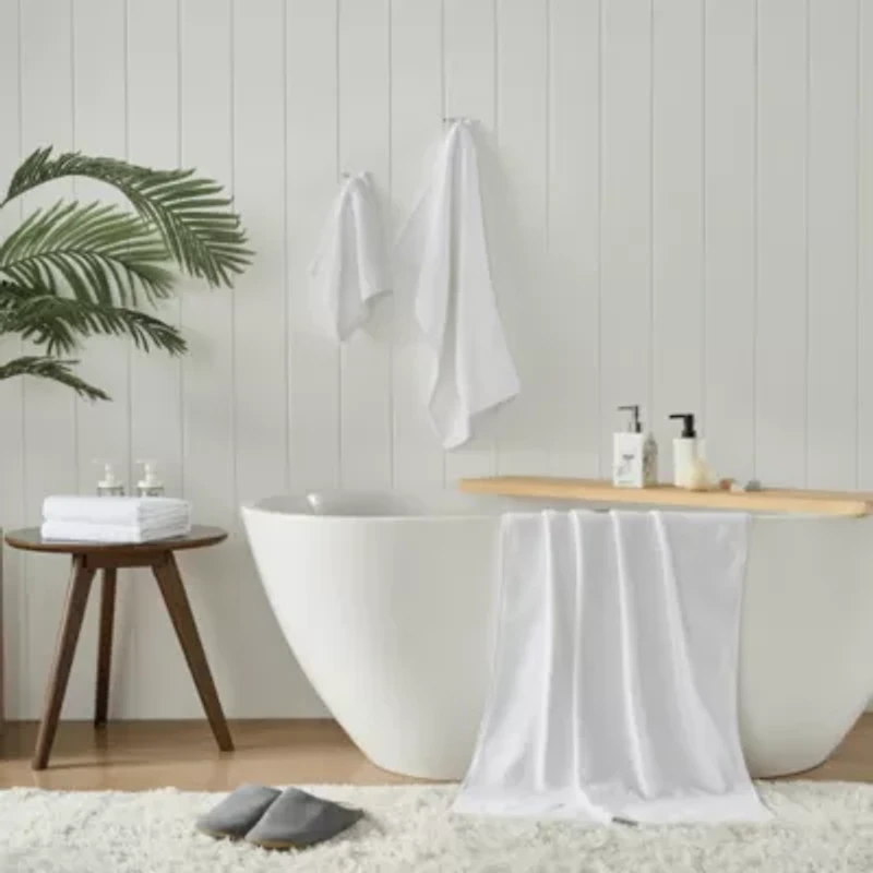 8PC 100% Combed Cotton Towel Set (2 Bath, 2 Hand, 4 Wash)