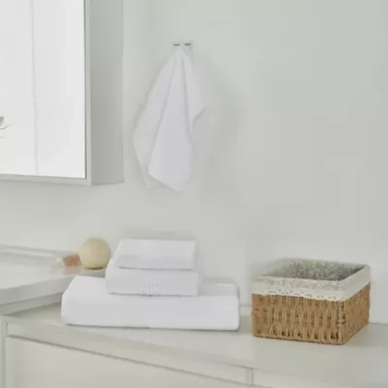 8PC 100% Combed Cotton Towel Set (2 Bath, 2 Hand, 4 Wash)