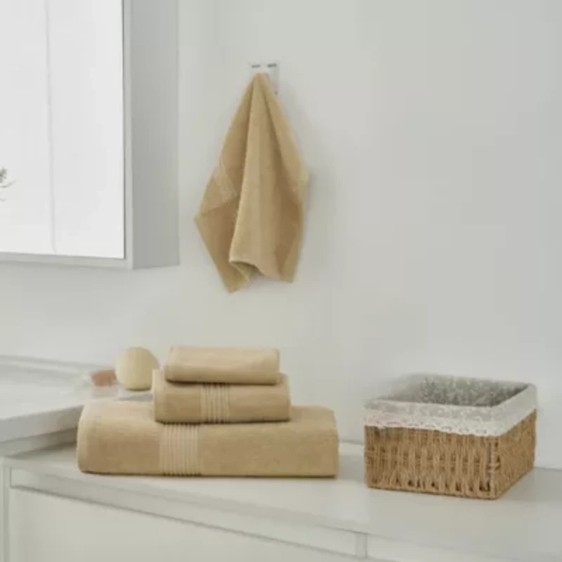 8PC 100% Combed Cotton Towel Set (2 Bath, 2 Hand, 4 Wash)