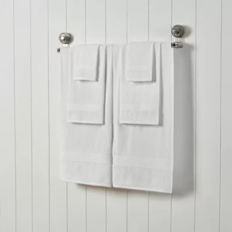 8PC 100% Combed Cotton Towel Set (2 Bath, 2 Hand, 4 Wash)