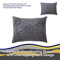 Basketball Kids Pintuck Bedding Set Includes Printed Sheet