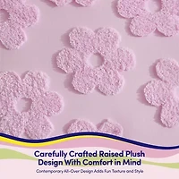 Pheobe Floral Textured Kids Bedding Set Includes Printed Sheet