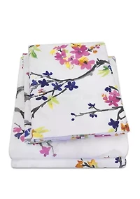 Botanical Pastel Floral Pattern 1500 Supreme Collection Sheet Set