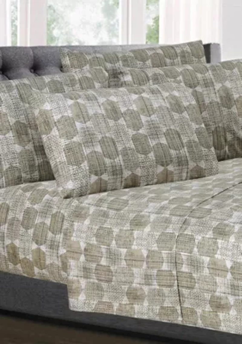 Monaco Geometric Pattern Sheet Set