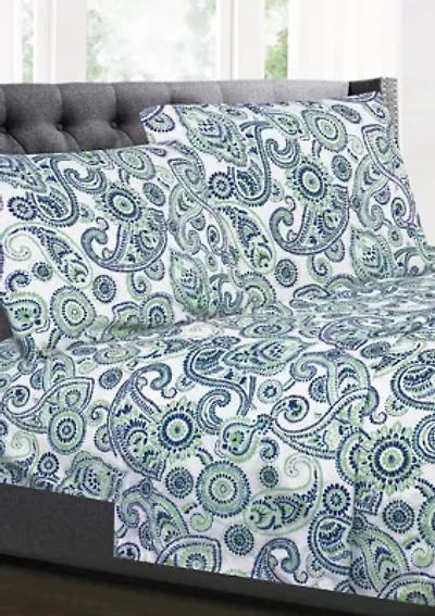 Modern Paisley Pattern 1500 Supreme Collection Sheet Set