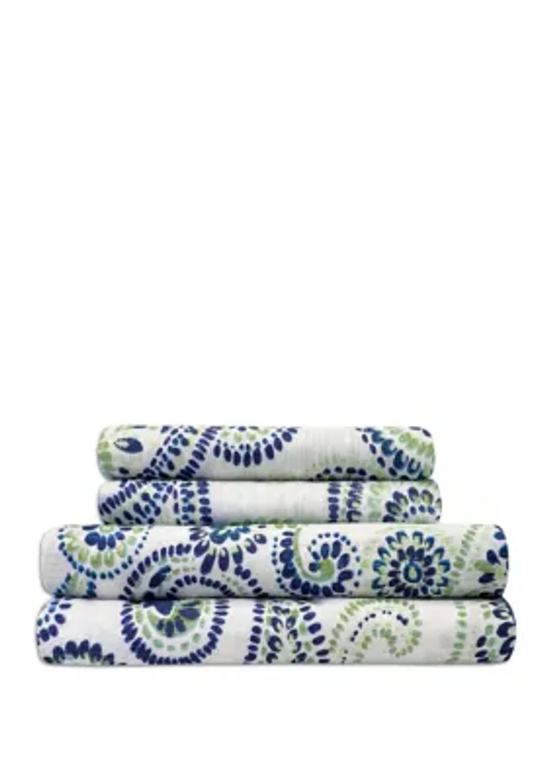 Modern Paisley Pattern 1500 Supreme Collection Sheet Set