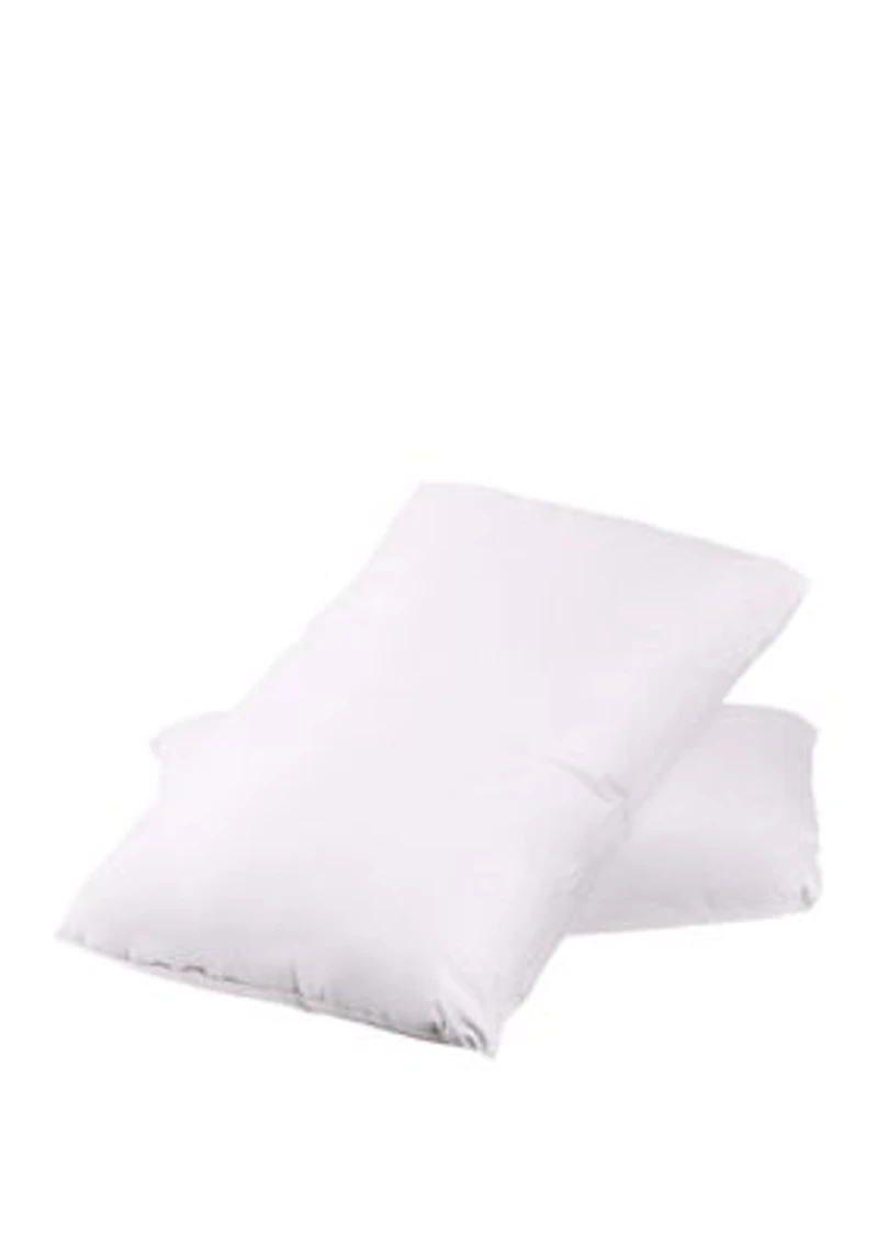 Feather & Down Blend Bed Pillows All Cotton Cover 2 Pack