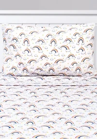 Rainbows, Clouds & Stars Kids Sheet Set