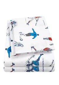 Sports Soccer Baseball, Football, Basketball Kids Sheet Set