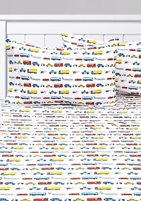 Transportation Cars, Trucks, Planes Buses Kids Sheet Set
