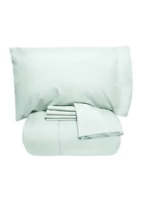 Bed-In-A-Bag Down Alternative Comforter & Sheet Set 7 Piece