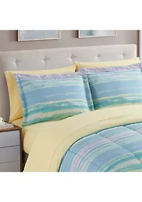 7 Piece Sorento Bed a Bag Comforter, Sham & Sheet Set