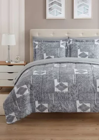 7 Piece Tulsa Bed a Bag Comforter, Sham & Sheet Set